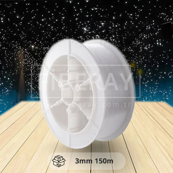 3mm Fiber Optik Kablo 1Rulo/150m. EMM30 Fiberay