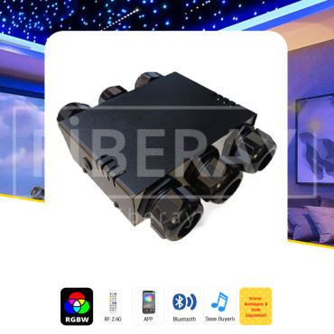 6 Çıkışlı 60W Fiber Optik Aydınlatma Işık Kaynağı Cihazı